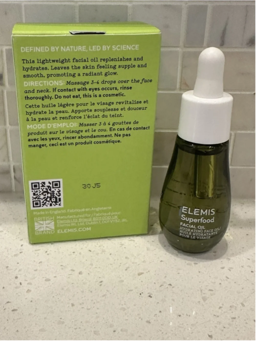 ELEMIS Superfood Facial Oil Hydrating Face Oil 0.5 oz 15 ml NEW in BOX